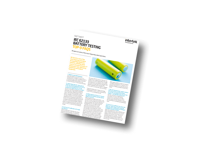IEC 62133 Battery Testing | FAQs