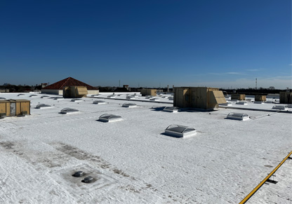 New cool roof for reduced energy consumption