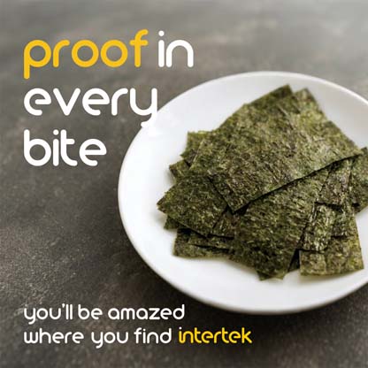 Sliced seaweed on a plate