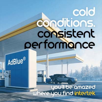 A fueling station with an AdBlue diesel fuel management system